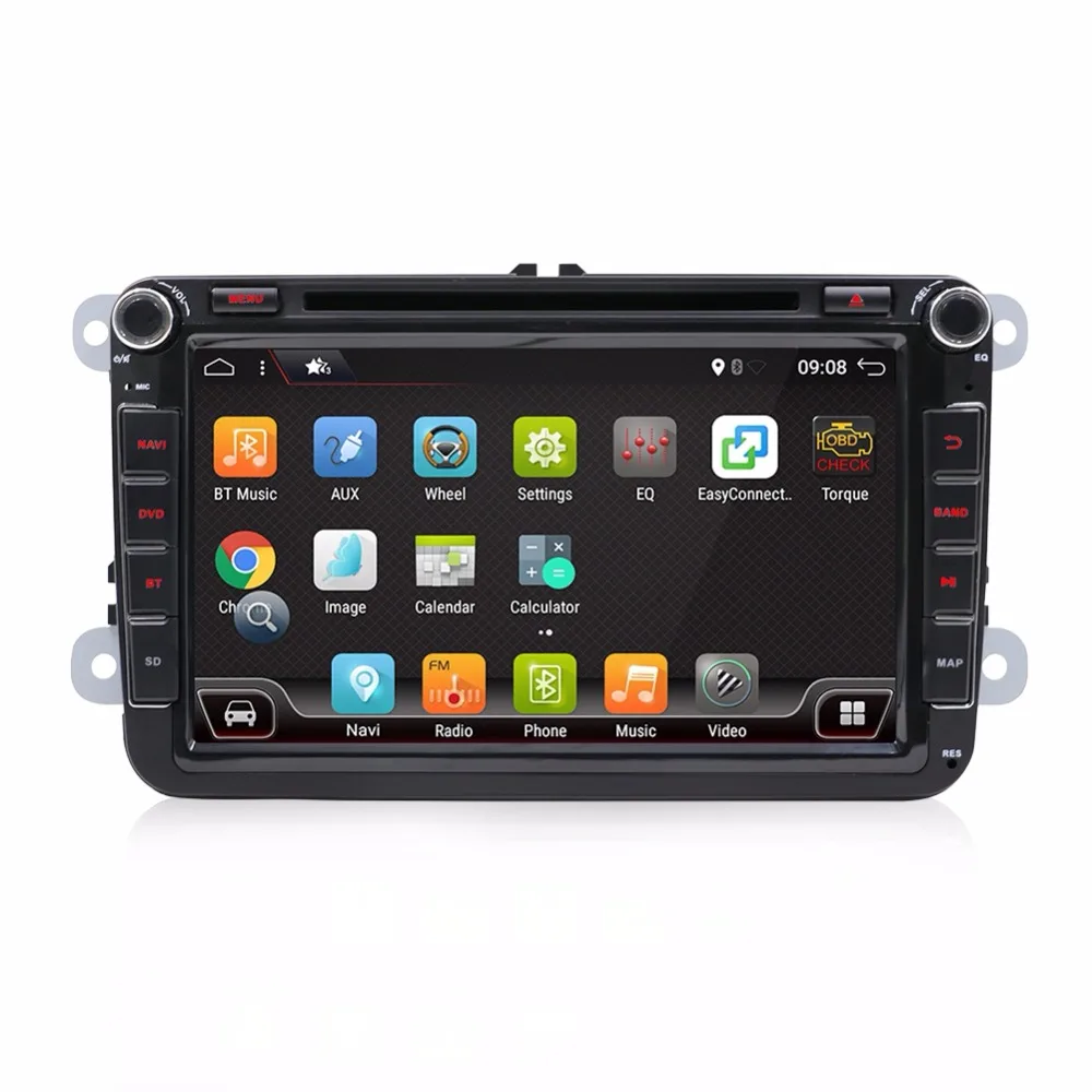 Bosion 8 &quot2 Din Android 7 1 автомобильный Радио Аудио GPS навигация для Volkswagen VW Passat Polo Golf 5 6