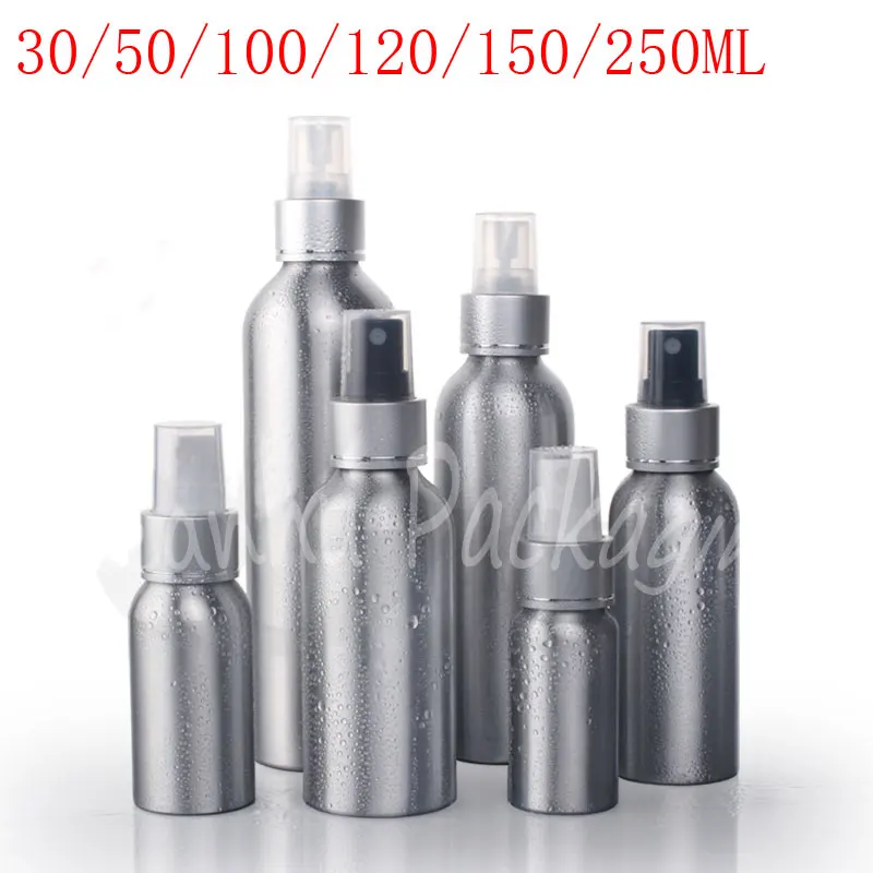 Алюминиевая бутылка с распылителем Bottel духи/тонер упаковочная пустой