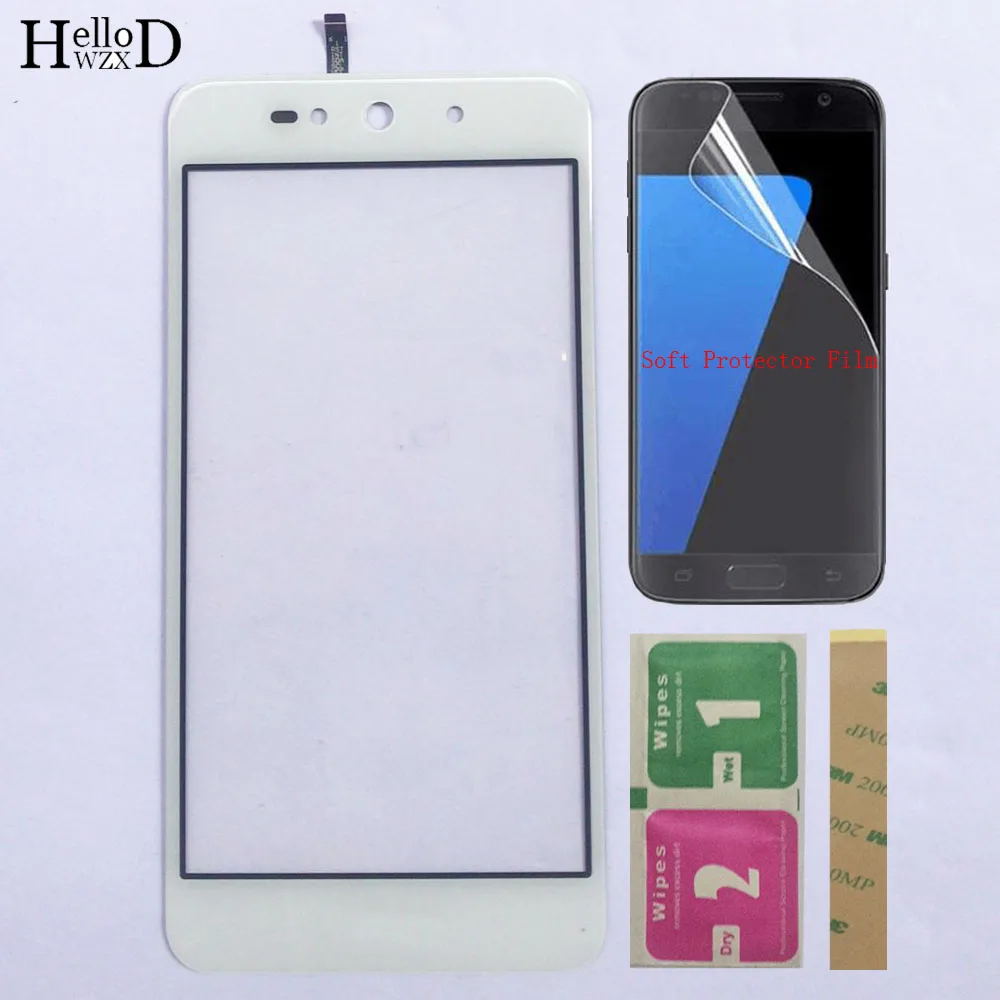 Сенсорная панель дигитайзер для BLU Grand X G090 G090Q G090EQ сенсорный экран Переднее стекло сенсор ремонт 5,0 ''Защитная пленка для мобильного телефона - Цвет: White