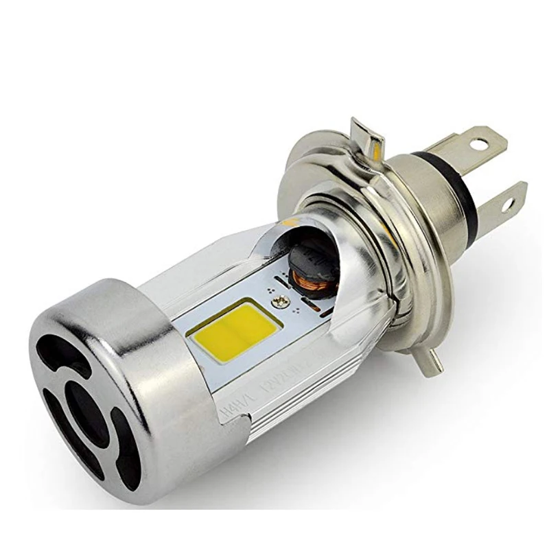 H4 led faro hs1 moto rbike bombillas h4 rcycle alta baja 20 Вт COB 12 В 6500 к bike la lamp principal M4 |