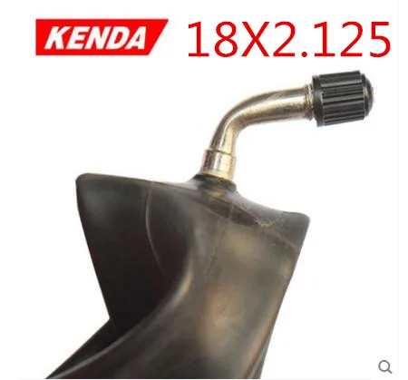 Тёмно-синий KENDA 14/16/18*2,125/2,5/3,0 трубки Электрический велосипед внутренняя трубка камера велосипедной шины ятаган прямой рот - Цвет: Тёмно-синий