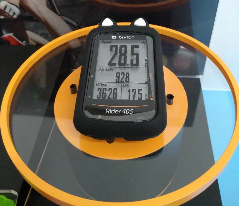 Bryton Rider 450 Rider 410 велосипедный Компьютер Силиконовый чехол мультяшный резиновый защитный чехол+ HD пленка(для Bryton 405 410 450