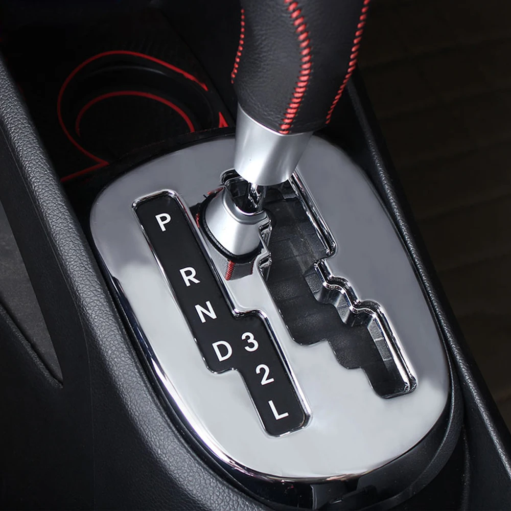 Наклейка на головку автомобиля ABS хромированная отделка для KIA RIO K2 переключения