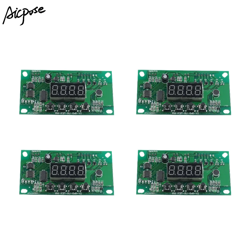 4 шт./лот 7x1 2 Вт/6x1 Вт/5x1 Вт/12x12 Вт RGBW светодисветодиодный Par материнская плата