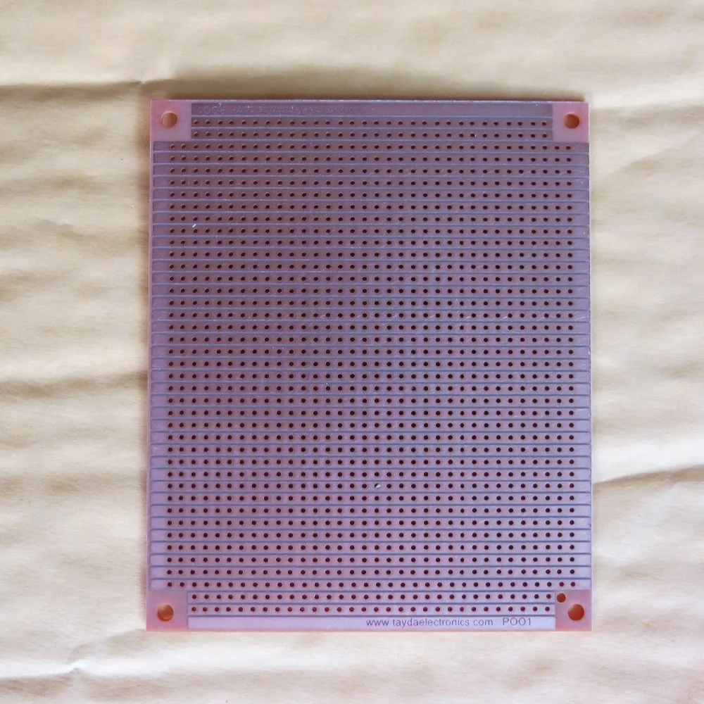 5pcs/lot 9.4x11cm joint holes prototyping circuit board Stripboard Veroboard pcb Single Side Platine breadboard experiment | Обустройство