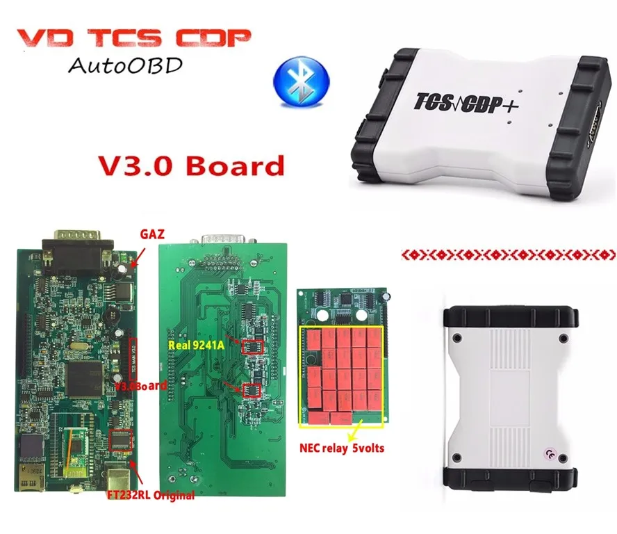 2018 Топ VD TCS CDP Pro Plus 2016. R0/2015. R3 программное обеспечение V3.0 зеленая печатная плата