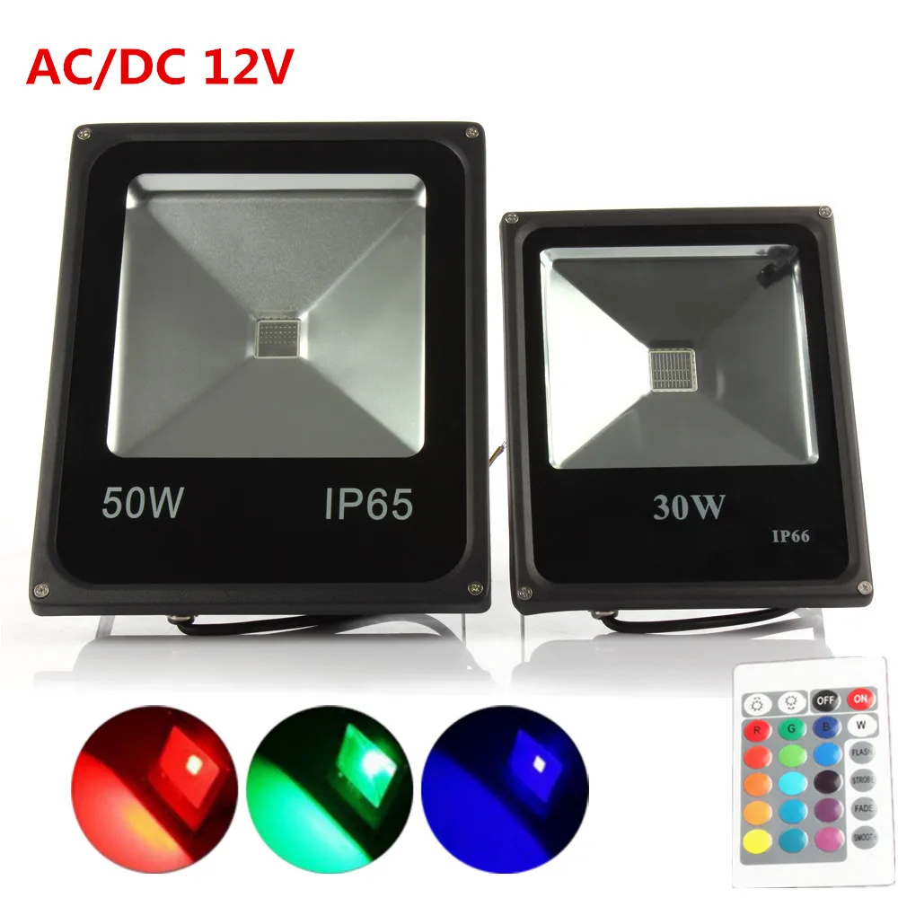 10 шт./лот DHL FEDEX Бесплатная доставка RGB led прожектор Прожекторы проекторы 50 Вт 30 20