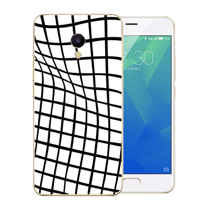 2018 Модный чехол для телефона 5 2 дюйма Meizu M5S Mini силиконовый Meilan m5s роскошный черный