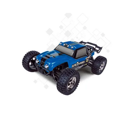 HBX 12891 1/12 4WD 2,4G водонепроницаемый гидравлический демпфер RC пустынный багги грузовик с светодиодный светильник внедорожный багги - Цвет: Синий