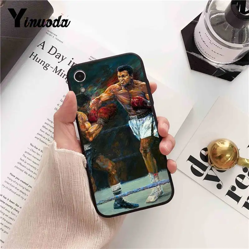 Чехол для телефона Yinuoda Muhammad Ali boxing champion с рисунком iPhone 8 7 6 6S 6Plus X XS MAX 5 5S SE XR Fundas Capa 11