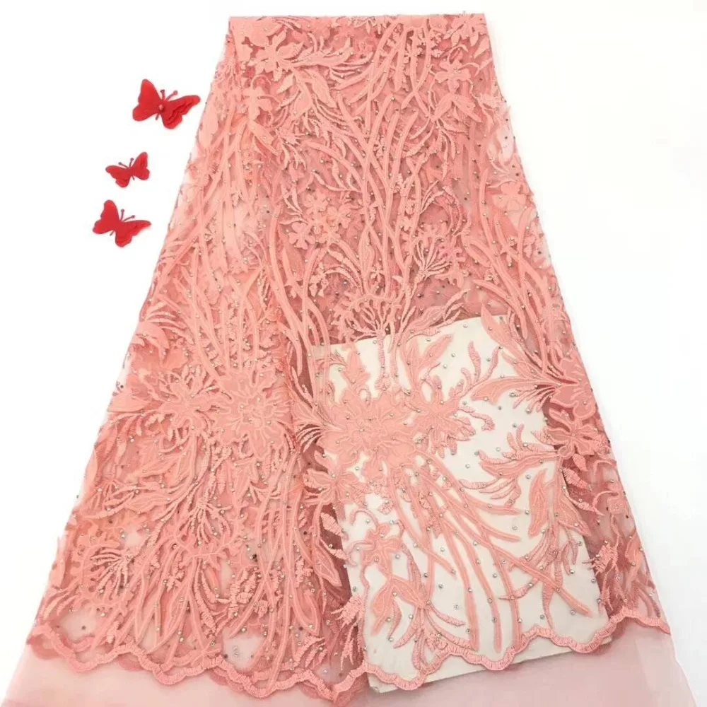 Бесплатная доставка африканская французская кружевная ткань