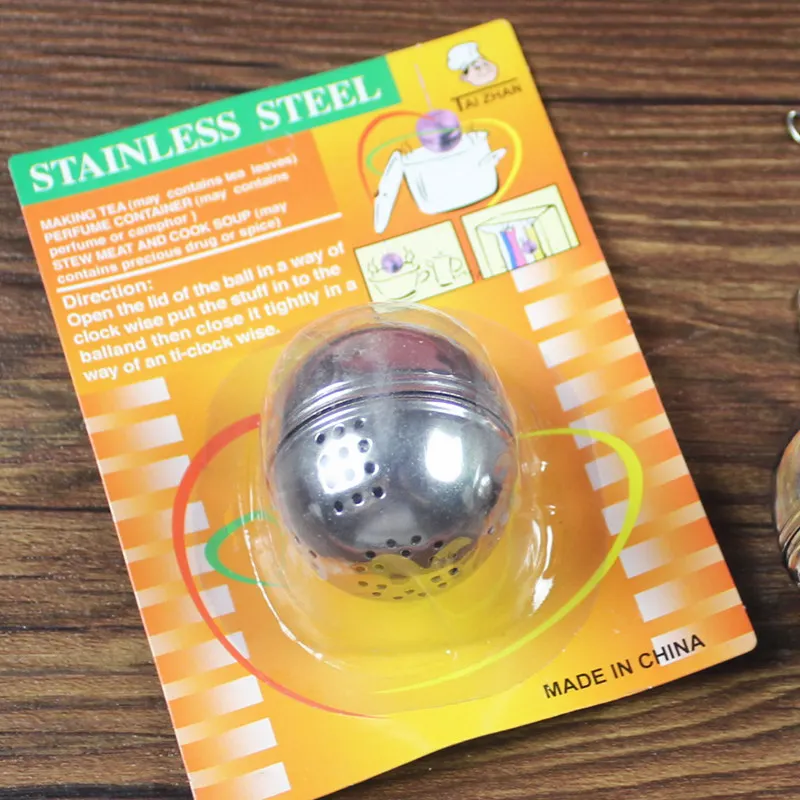 YIBO Нержавеющая сталь Сферический ситечко для чая горячий горшок нижний материал