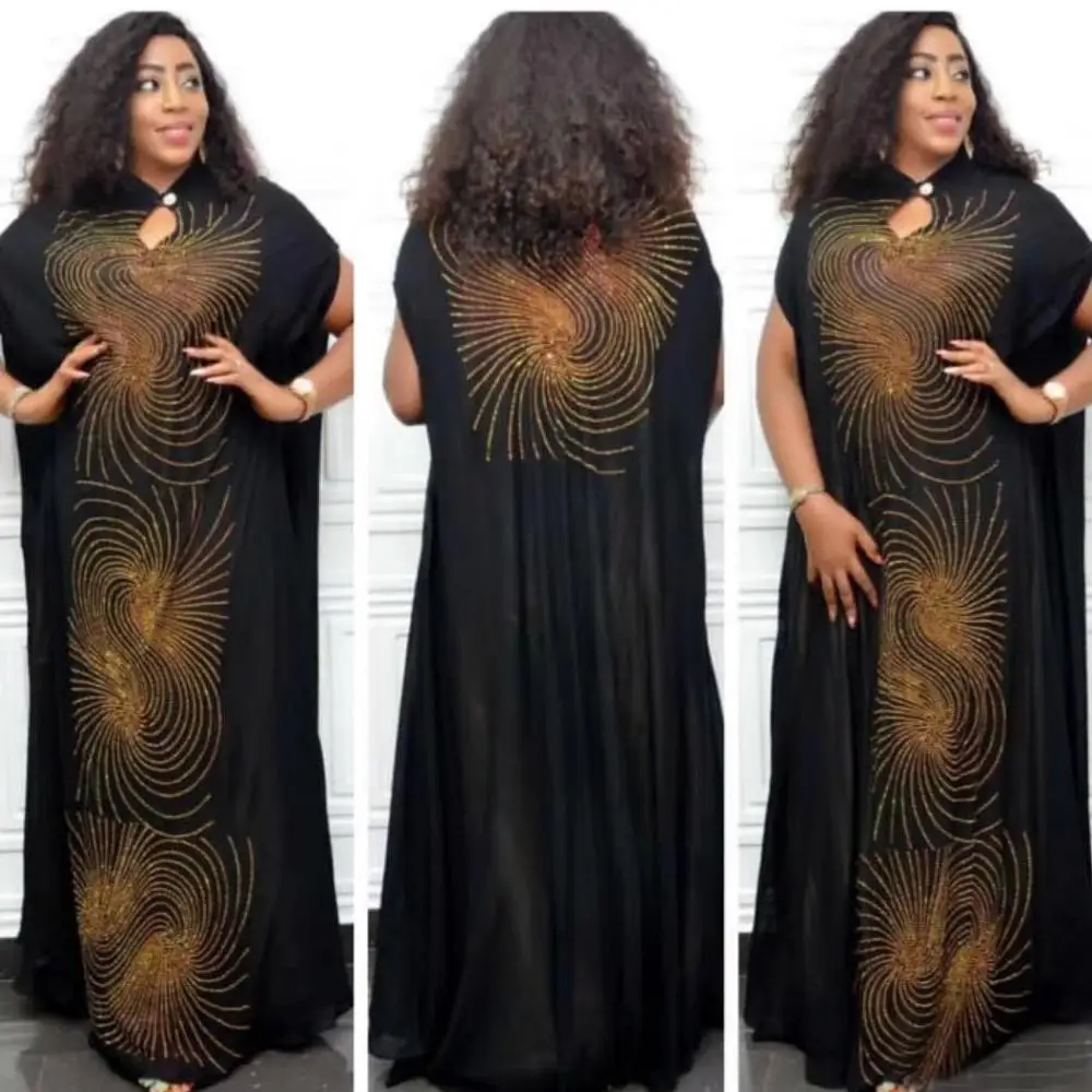 2020 fashion very big dresses for women/lady Elegant oversizedDress african traditional print with inner lady/women | Тематическая