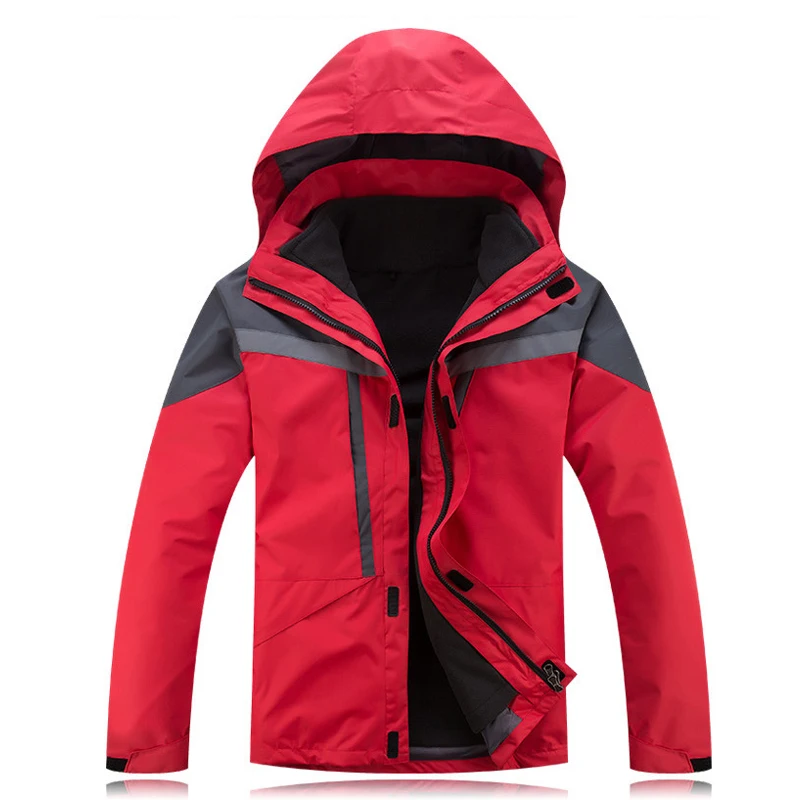 TRVLWEGO Ski Jacket Men Waterproof Winter Snow Removable Lining Thermal Coat Windproof Outdoor Mountain Skiing Snowboard | Спорт и