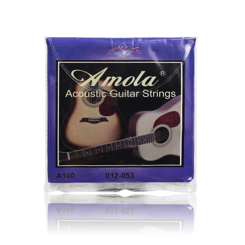 Акустические гитарные струны Amola Wound 011 050 012 053 010 047 комплектующие для бас гитары