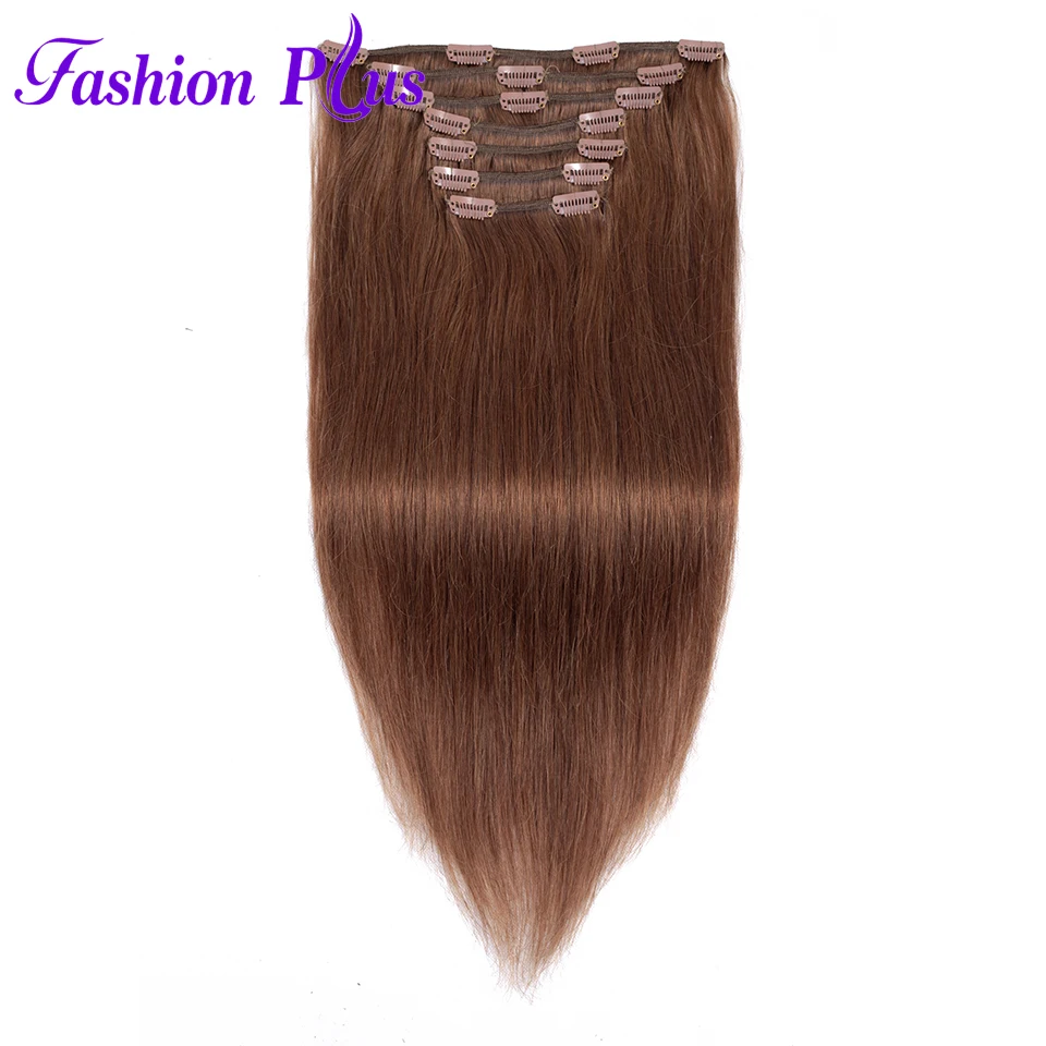 

Человеческие волосы Remy для наращивания на заколках 7 шт./компл. 18-22 ''Натуральные Прямые Волосы 120 г человеческие волосы на заколках для наращ...