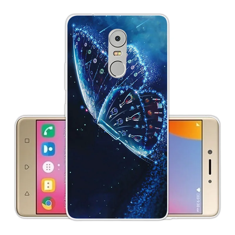 Чехол для Lenovo K6 Note мягкий силиконовый чехол k6 note 5 ''Scenic Eagle чехлы телефонов Funda