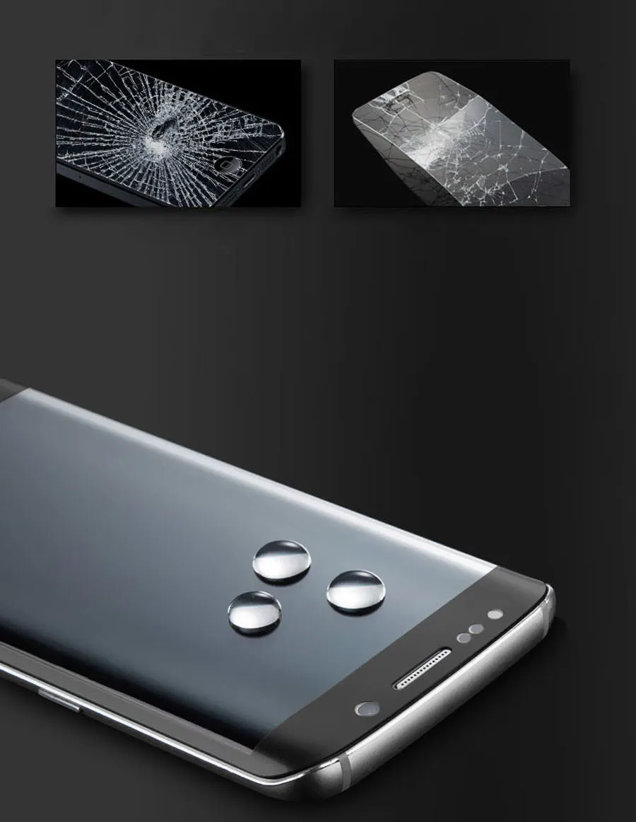3D полное покрытие закаленное стекло для Samsung Galaxy S7 Edge S8 Plus S9 + Note9 Note8 чехол друзья 9H