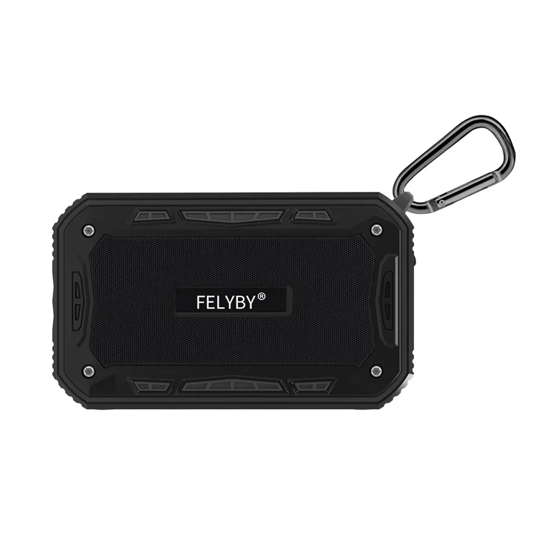 Black FELYBY Профессиональный S618 Мини Портативный Открытый беспроводной Bluetooth стерео динамик 3 цвета водонепроницаемый для спорта и телефона компьютера - Цвет: Black