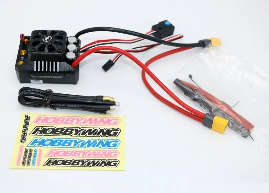 Контроллер скорости Hobbywing EzRun Max6 trax plug Max5 V3 160A 200A водонепроницаемый бесщеточный ESC