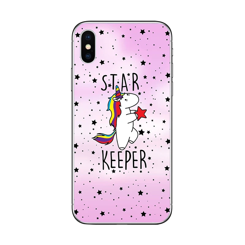 Ciciber милые животные телефон с единорогом Чехлы для Apple iPhone 11 Pro Max X XR XS MAX 7 8 6 6s Plus 5 5S SE Мягкий ТПУ чехол