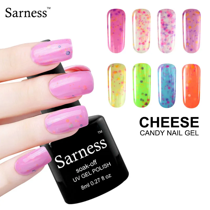 Sarness сыр серии гель лак Гибридный ногтей УФ лампы светодиодный для Лаки Soak Off полу