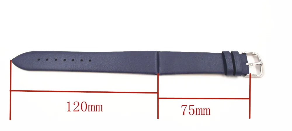 Wholesale 50pcs/Lot 12mm 14mm 16mm 18mm 20mm 22mm Genuine Leather Split Leather Watch Band Watch Straps New -2020070302