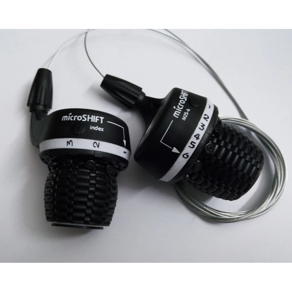 MicroSHIFT MS25-6 Твист тип Шифтер MTB Велосипед 3 x 6 Скоростей Grip Gear Shifters Trip Derailleur DIP Compatible for Shimano.