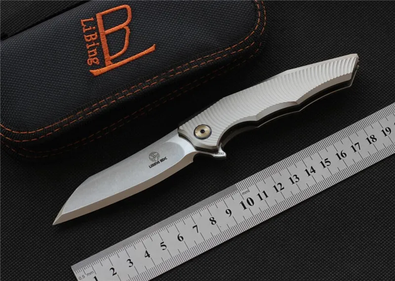 Новый оригинальный складной нож-Флиппер LiBing Elf с титановой ручкой лезвие M390