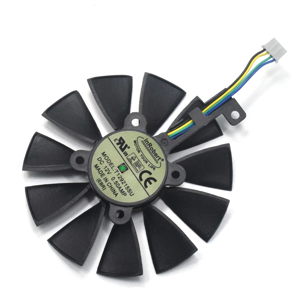 Вентилятор охлаждения для ASUS GTX1060 1070 Ti RX 470 570 580 87 мм|cooler fan|cooling fangraphics card cooling fan |