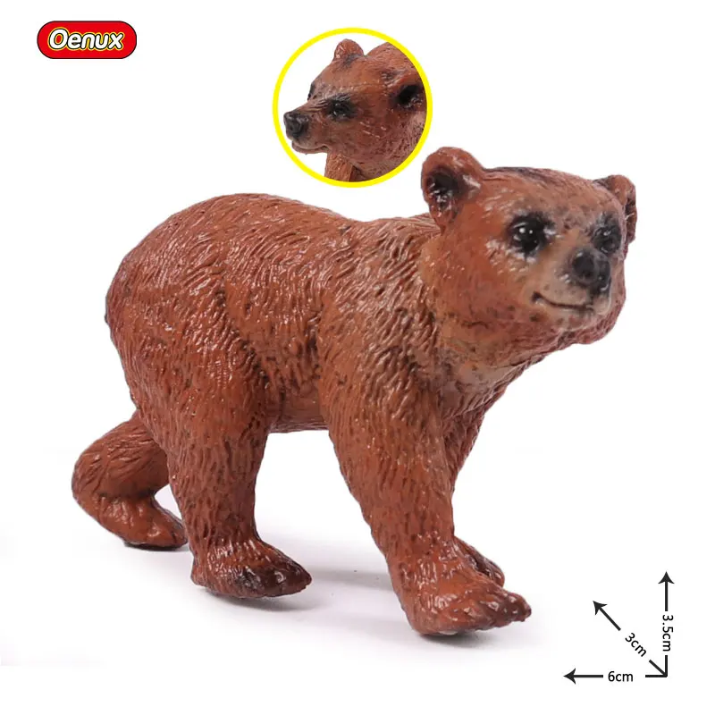 Фигурки Oenux из альпаки и енота имитация диких животных 8 шт.|Игровые фигурки