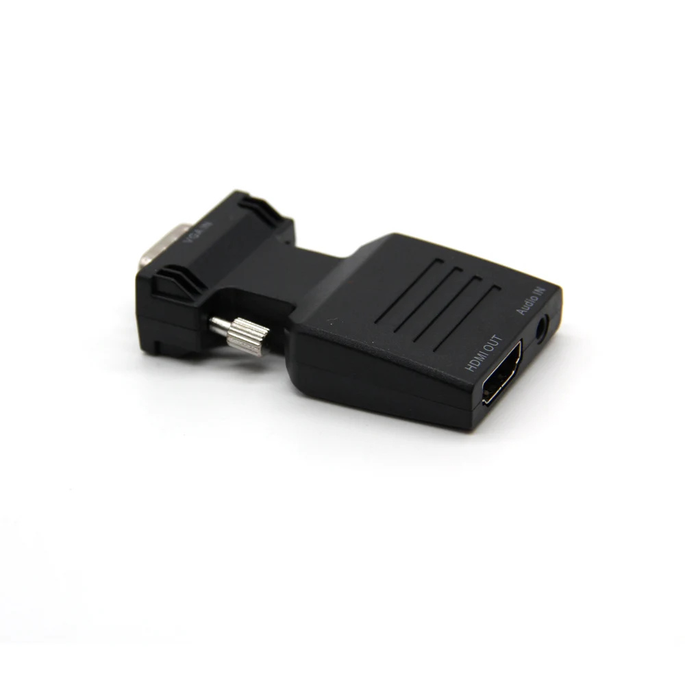 Конвертер VGA HDMI совместимый с аудио Full HD видеовыходом 1080P для ПК ноутбука