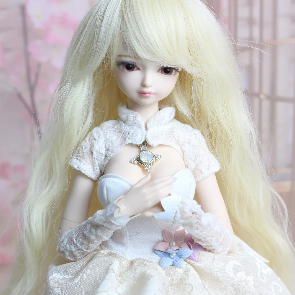 MMGIRL кукла forturn days 1/4 45 см милая девушка с макияжем золотистого цвета длинными