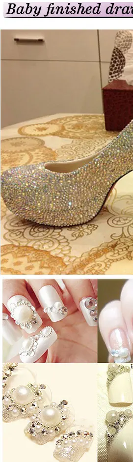 Горячий 20 шт DIY инструмент горный хрусталь Алмазная коробка Малый получить пластиковый лоток/Пластина для дизайна ногтей/мобильная красота/ювелирные изделия бусины