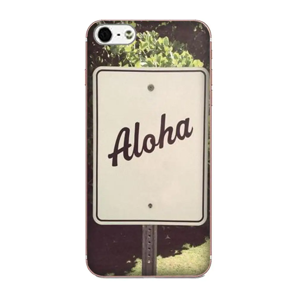 Мягкий роскошный из ТПУ надпись &quotАлоха Гавайи&quot узор дерево выгравированы