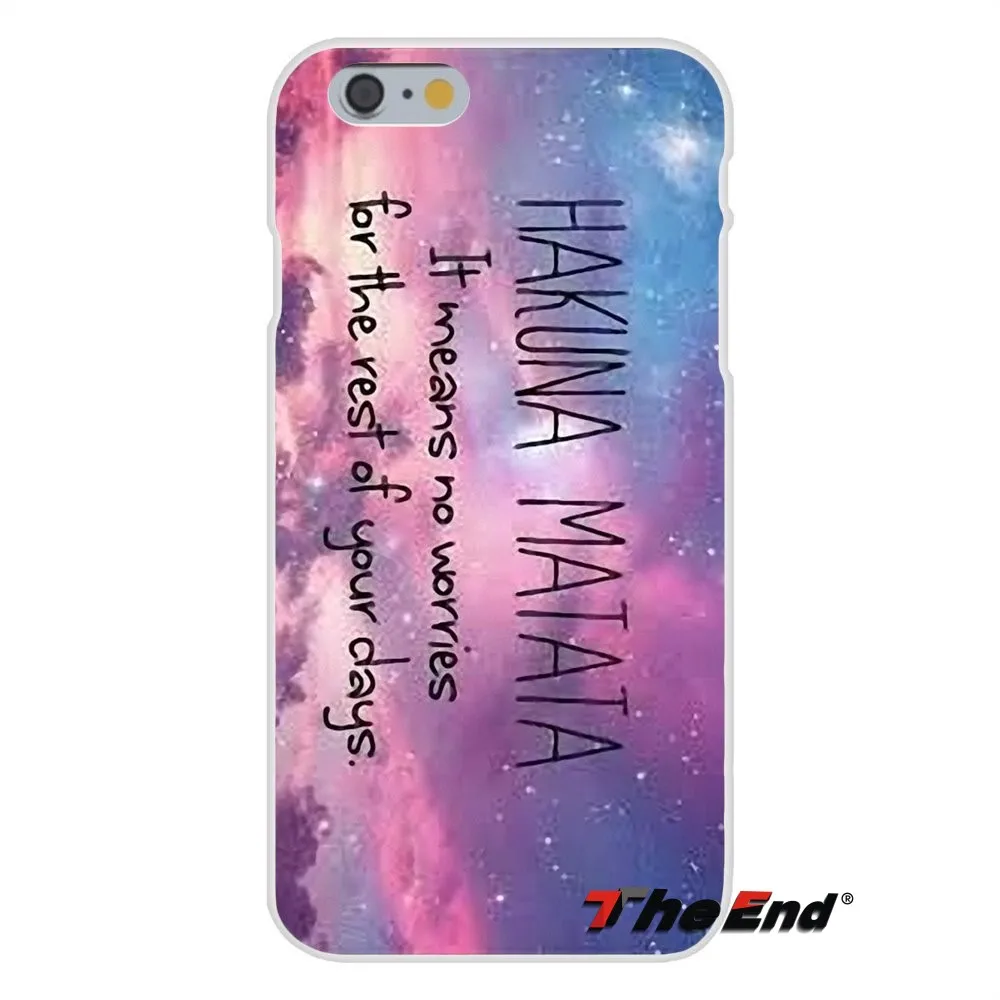 Акуна Матата на закате Король Лев плакат силиконовый чехол для HTC один m7 M8 A9 M9 E9