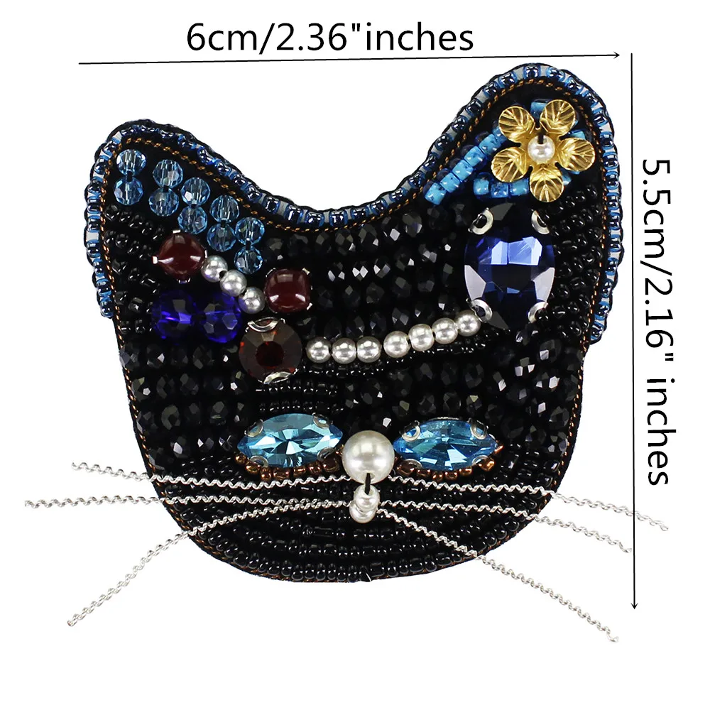 Бисером кисточки в виде звезд нашивки на одежду для шитья бисером и аппликацией