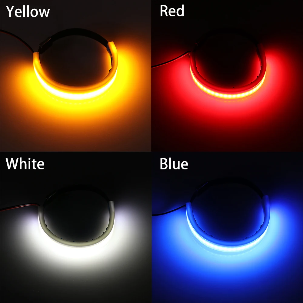 

Motorcycle LED Fork Turn Signal Strip Light Lamp High Quality Flasher Ring motorcycle led Light