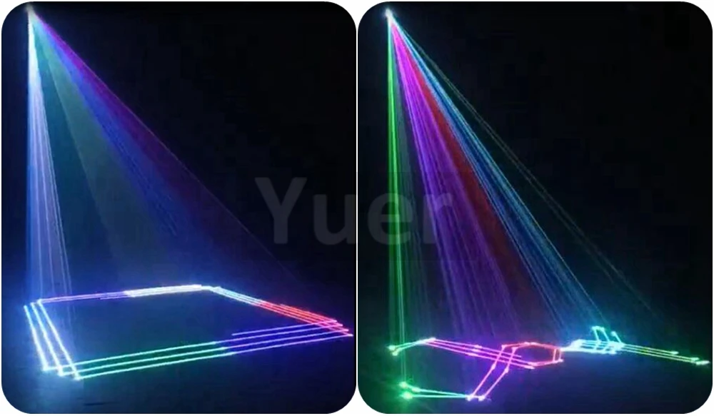 СВЕТОДИОДНЫЙ полноцветный анимационный лазерный светильник автоматическая