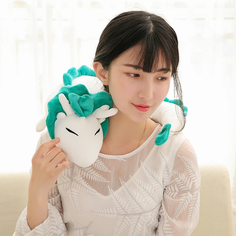 28 см Ghibli Хаяо миядзяки Плюшевые игрушки Хаку милые куклы Мягкие плюшевые подушки