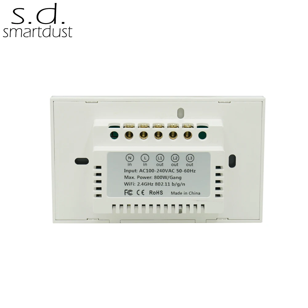 Smartdust нам Wifi туя Smart APP удаленного Управление сенсорный выключатель работы с Google