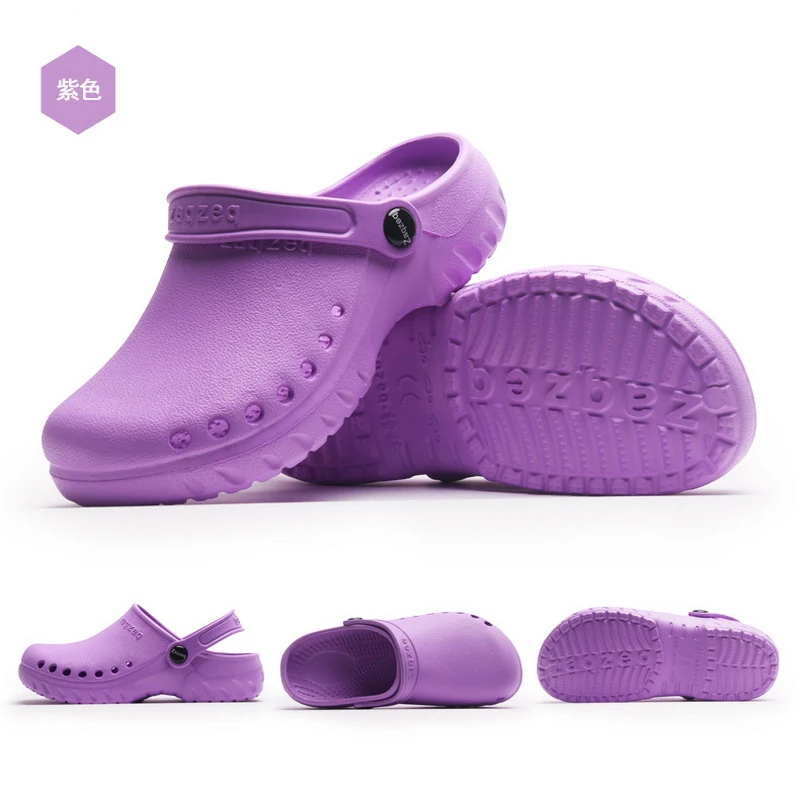 Мужские кроссовки без задника дышащие для кухни работы садовые шлепанцы обувь