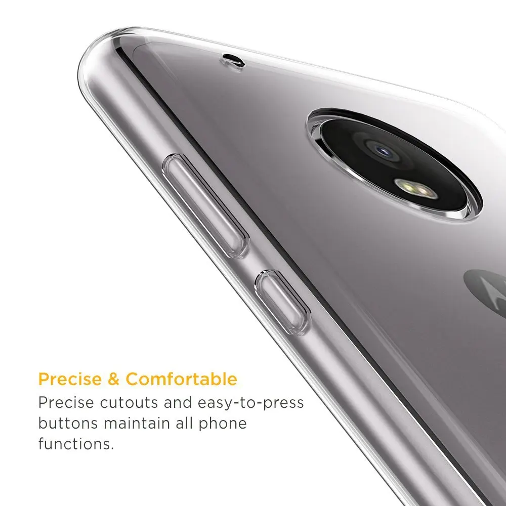 Мягкий прозрачный чехол для телефона Motorola One Power Vision Zoom Pro P30 Moto G5 G5S G6 Play G8 bumper moto E6
