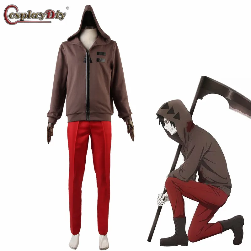 

Anime Satsuriku no Tenshi Angels of Death Cosplay Isaac Foster Zack Costume Adult Men Sweater Pant custom made Halloween Outfits