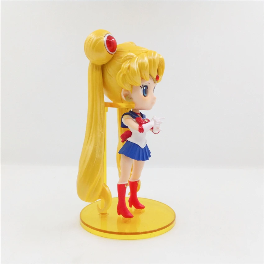 Фигурки Haocaitoy игрушки Sailor Moon Qposket синее платье аниме экшн фигурки игровые Игрушки