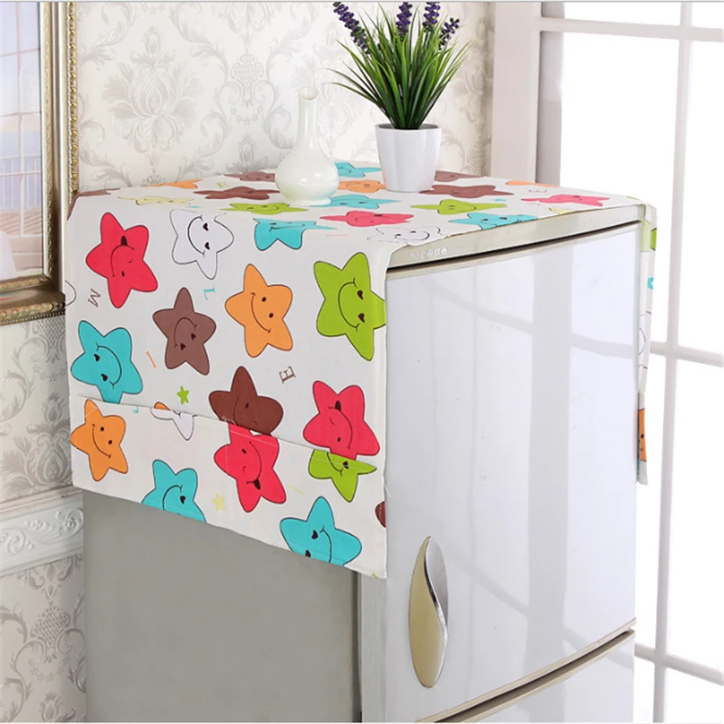 Красочный пылезащитный чехол для холодильника дома Пылезащитная Чистящая