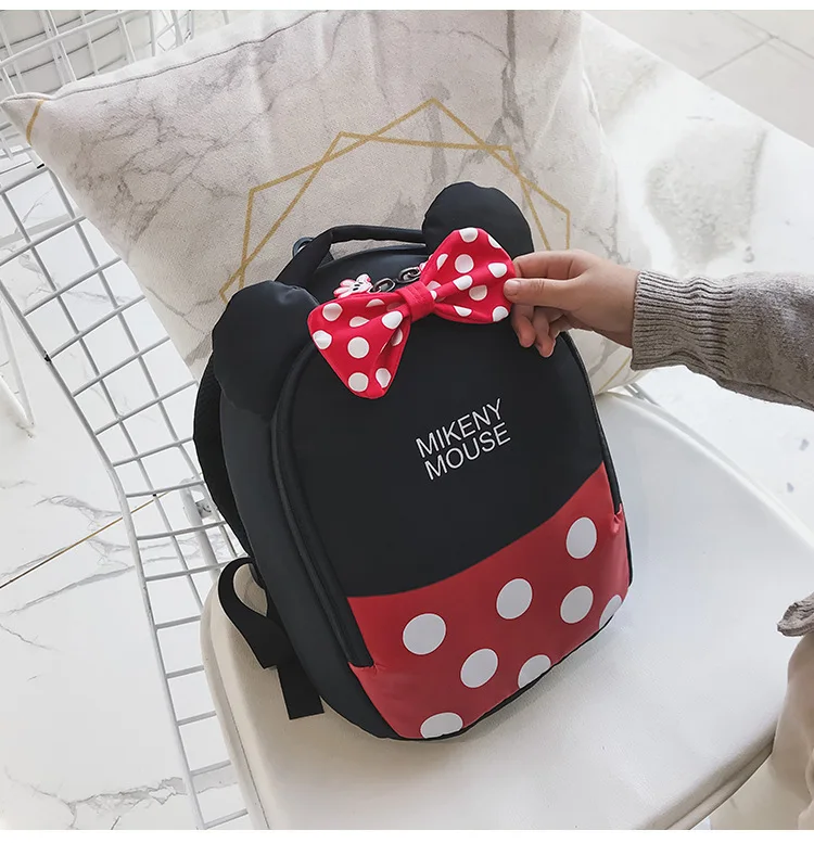 Disney Микки Маус мультфильм мини дети анти-потери Рюкзак девочка сумка для мальчика плечо Детская сумка для хранения школа детский сад