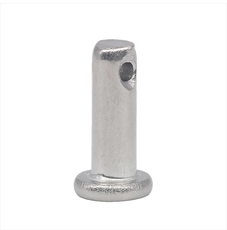 2/5Pcs GB882 Dowel Pin Flat Head Cylindrical Pin With Hole 304 Stainless Steel HW182