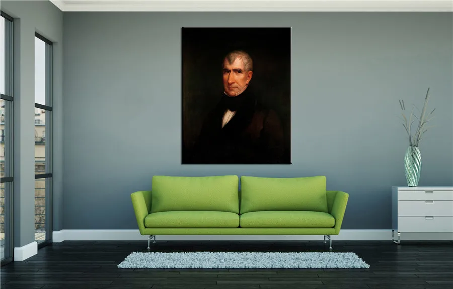 William Henry Harrison Canvas Painting Living Room Home Decor Modern Mural Art Oil Painting#61 | Дом и сад