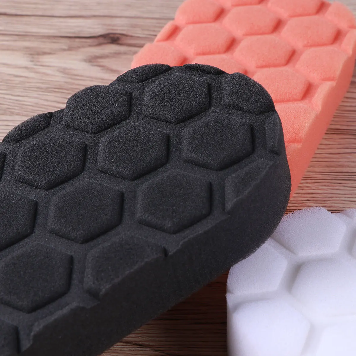 3 шт. пенная губка для полировки воском Аппликатор колодки автомобилей